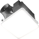 Broan-NuTone EVOLVE Premium Bathroom Exhaust Fan with Light and Continuous Run, 110-130-150 Selectable CFM