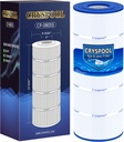 Cryspool® 08055 Filter Compatible with Hayward C1200, CX1200RE, PA120, C-8412, Ultra-B2, FC-1293, Clearwater II 125, 817-0125N, 120 Sq. Ft Pool Filter Cartridge, 1 Pack