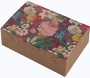 20 Pack Treat Gift Boxes, Pastry Cookie Biscuits Boxes, Decorative Homemade Baking Goods Bakery Muffins Chocolate Brownies Gift Boxes (8.3 x 5.5 x 2 Inch)