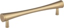 Elements by Hardware Resources 128 mm Center-to-Center Satin Bronze Sedona Cabinet Pull