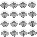 1set Moon Cake Holder Square Box Lid for Pastry Egg-yolk Puff Packing Box