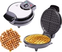 Waffle Maker Iron Machine 1200W, Large Capacity, Non-Stick Coating, Adjustable Temperature, Electric Baking Pan, Frying Pan, Quick Breakfast, Kitchen Cooking Tool