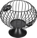 DECHOUS Coffee Holder Storage Basket Wicker Organizer for Capsules Snacks Iron Fruit Holder Pantry Storage Baskets