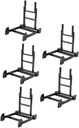 IMIKEYA 5pcs Plate Display Stands Rustic Dish Holders Wall Mount Plate Rack Home Decor Storage