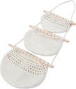 Convenient Hanging Fruit Basket Multi-function Decorative Storage Organizer for Fruits and Vegetables Three Design for Kitchen and Dining Use