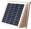 Plastic Solar Wall Fan Wall Mounted Exhaust Vent Airduct 99mm Extractor Ventilator for shed Kitchens bathrooms Outdoor Storage
