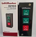 Liftmaster 02103/02-103 - 3-Button Indoor Surface Mount Station Open Close Stop - for Commercial Overhead Openers - NO Light