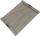 Noodle Board Stove Cover with Handles, Wood Stove Top Cover Cutting Board Decorative Tray Counter Space Top Covers for Electric Stove Gas Burners Kitchen (grey), 30*22*2.5inch, Gray, MU9EWDL