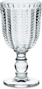 Abbott Collection 27 GOB Herringbone Goblet, 6.5 inches H, Clear