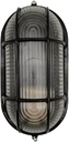 NANZU Retro Outdoor LED Waterproof Wall Lamp Moisture-Proof Retro E27 Garden Ceiling Wall Lamp Bathroom Porch Home Wall Lighting Fixture (Color : Black Clear Cover, Size : Cold White)