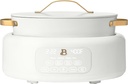 Beautiful 10-in-1 6Qt Electric Multi-Cooker whit Adjustable Settings by Drew Barrymore (White)