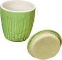 OUNONA Ceramic Cookie Jar Tea Storage Container Lid Decorative Canister for Kitchen Use