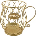 Coffee Capsule Pod Storage Basket,Countertop Holder for,-