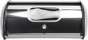 Countertop Bread Box, Mirrored Iron Bread Storage Holder Keeper Container Bin with Window for Kitchen