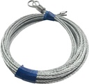 Premium Garage Door Cable Assembly Pair for 8' Feet High Garage Door Torsion Spring | Stainless Steel Extension Cable Assembly Garage Hardware | Garage Door Repair Cable