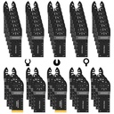 55 PCS Oscillating Saw Blades Quick Release Universal oscillating Tool Blades Wood Plastics and Metal Multitool Blade Kits for Wood fit Dewalt Rockwell Milwaukee Makita Ryobi