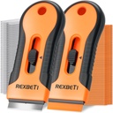 REXBETI Razor 刀锋冲锋工具、绘画、视窗、玻璃 Stovetop Scraper