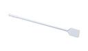 SPARTA Nylon Paddle Mixing Scraper, Food Safe, Waterproof with Long Handle for Large Batch Cooking and Cleaning, 40 Inches, White