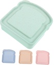 4pcs Bread Box for Kitchen Countertop Sandwich Boxes Lids Containers for Snacks