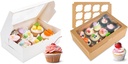 Bundle of 30 Pack Cupcake Boxes and 6 Pack Cupcake Boxes for Muffins