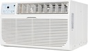 Keystone 14,000 BTU Wall Mounted Air Conditioner with Supplemental Heat and Dehumidifier Function, 230V, Wall AC for Living Room and Large Rooms up to 700 Sq.Ft., Quiet, High Efficiency AC with Remote