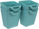8pcs Small Plastic Hanging Baskets Multipurpose Storage Baskets for Kitchen Bathroom Bedroom over The Door Cup Holders