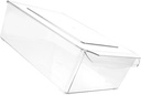 Stackable Food Storage Bin Transparent Proofing Box for Kitchen Organization Refrigerator Storage for Fruits Snacks Meat Bread Reusable