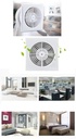 Exhaust Fan Exhaust Pipe Wall Mount Low Noise Family Bathroom Kitchen Vent Ventilation Extractor