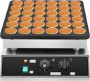 36-Compartment 4.8cm Waffle Maker, 110V, Non-Stick Coating, One-Touch Reset, Easy Pancake Release