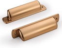 Asidrama 10 Pack 3 Inch(76mm) Champagne Bronze Kitchen Cabinet Handles, Cabinet Cup Pulls Kitchen Cabinet Hardware for Cupboard Drawer Pulls