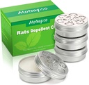 Peppermint Oil to Repel Mice and Rats, 4 Pack for Car Engines, Mouse Repellent Keeping Rodents Out of House Garages, Human Pet Dog Plant Safe