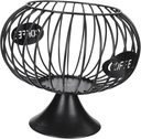 Coffee Drawer Storage Basket Iron Capsules Organizer Snack Holder Fruit Basket