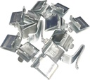 Bueyfolt Adjustable Steel Pilaster Shelf Support Clips -14 Pieces