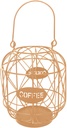 Shape Coffee Holder Coffee Station Coffee Decor Storage for Counter No Assembly Required