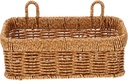 Unomor Hanging Baskets for Kitchen Storage Woven Wall Baskets Fruit Candy Snack Holder Farmhouse Style