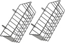 2pcs Capacity Wall Mount Hanging Wire Baskets Bathroom Organizers Storage Cleaning Shower Basket for Kitchen