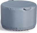 Chinchilla 19" Round Fire Pit Cover for Solo Stove Bonfire - Heavy Duty Waterproof & UV Resistant Fabric - Fits 19-21" Outdoor Gas, Table & Bowl Fire Pits - Smokeless Fire Pit Cover