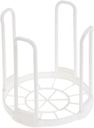 White Dinnerware Bowl Plate Plastic Drain Rack,Dish Storage Display Stand,Drying Shelf Tableware Drainer Rack Kitchen Organizer Dish Racks,Racks and Holders (5.5 * 5.8 inches)