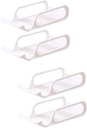 DOITOOL 4pcs Stackable Refrigerator Drink Storage Rack for Beer Vegetables and Fruit Space-saving Beverage Organizer for Easy Access and Efficient Cold Storage