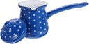 Cabilock 1Pc Retro Enamel Coffee Pot Multi Function Turkish Kettle for Hot Cold Drinks Easy to Clean Suitable for Electric Stoves for Home Use