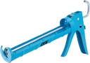 Ox 10 oz Half Barrel Drip Free Caulk Gun – 10:1 Thrust Ratio Silicone Gun with Seal Punch and Spout Cutter – OX-T046205