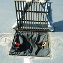ENPAC Storm Sentinel Catch Basin Insert, Rectangular, 16"x20" to 28"x36", Adjustable Frame, Bag Style, No Overflow Bypass Ports