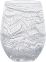 Juliska Puro Marbled Stemless Wine Glass