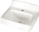 American Standard 4869.001.020 Regalyn Center Hole Wall Hung Sink, 20 by 18-Inch, White