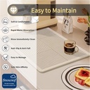 Dish Drying Mat - Absorbent Countertop Mat for Coffee Maker, Expresso Machine, 16''20''