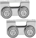 P2750-EG Trolley Assembly 4 Wheel Light Duty for Use with All 1-5/8" P1000, P1001, P5000, P5001, P5500, P5501 or Taller Strut Channel, Unistrut, Superstrut (2Pack)