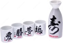 Kafuh MT8/K 5 Pieces Japanese Ceramic Sake Set