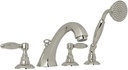 Rohl A1804LHPN TUB FILLERS, Polished Nickel