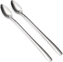 Norpro Stainless Iced Tea Spoons, 2-Piece Set, 8-1/4-inch/21cm, As Shown