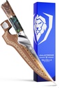 Dalstrong Fillet Knife - 7 inch Flexible Blade - Valhalla Series - Celestial Resin & Wood Handle Gift Knife - Fish Meat Cutting, Carving, Bone, Trimming, Deboning - Leather Sheath Included